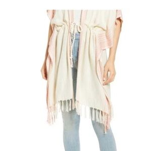 Treasure & Bond Ivory and Pink Kimono